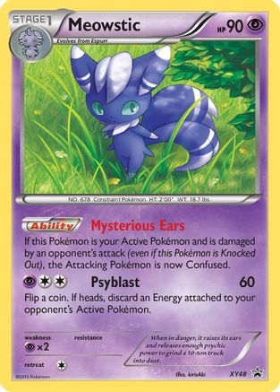 Meowstic XY48/211 - XY Black Star Promos Holofoil - Poke-Collect
