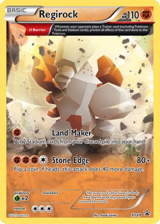 Regirock XY49/211 - XY Black Star Promos Holofoil - Poke-Collect