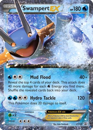 Swampert-EX XY55/211 - XY Black Star Promos Holofoil - Poke-Collect