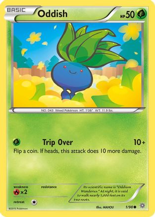 Oddish 1/98 - XY  Ancient Origins - Poke-Collect