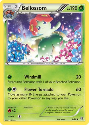 Bellossom 4/98 - XY  Ancient Origins Reverse Holofoil - Poke-Collect