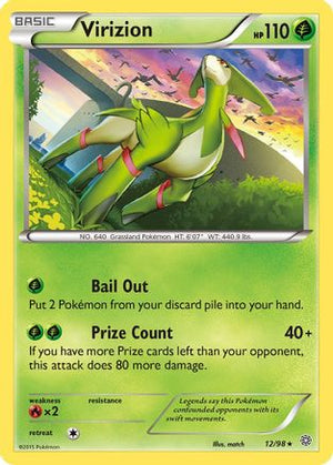 Virizion 12/98 - Ancient Origins Reverse Holofoil - Poke-Collect