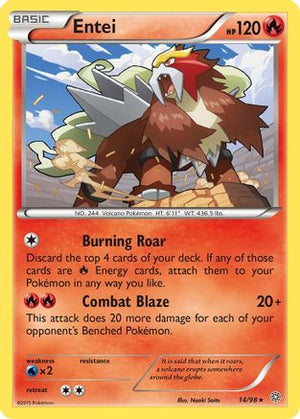 Entei (14) 14/98 - XY  Ancient Origins - Poke-Collect