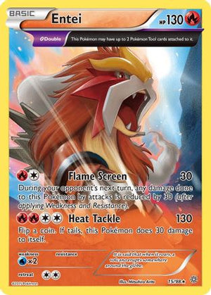 Entei 15/98 - Ancient Origins Reverse Holofoil - Poke-Collect