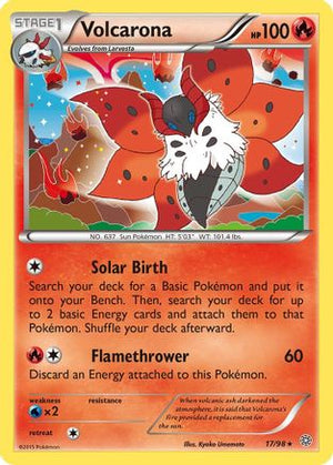 Volcarona 17/98 - Ancient Origins Reverse Holofoil - Poke-Collect