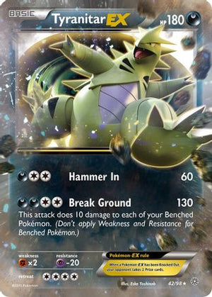 Tyranitar-EX 42/98 - Ancient Origins Holofoil - Poke-Collect