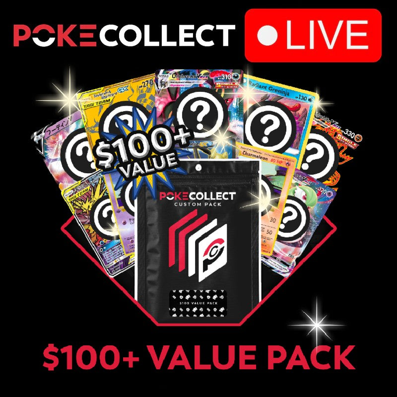 $100 Value Pack Live Break - Poke-Collect