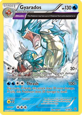 Gyarados (21) 21/98 - XY  Ancient Origins Reverse Holofoil - Poke-Collect