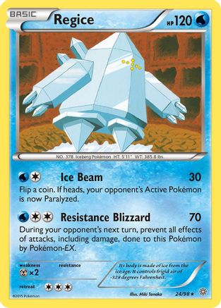 Regice 24/98 - Ancient Origins - Poke-Collect