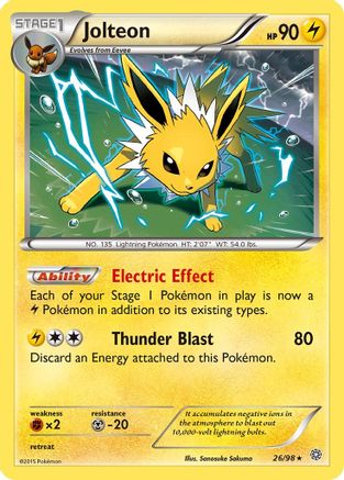Jolteon 26/98 - XY  Ancient Origins Holofoil - Poke-Collect