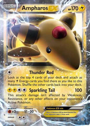 Ampharos-EX 27/98 - Ancient Origins Holofoil - Poke-Collect