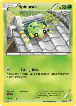 Spinarak 5/98 - Ancient Origins Reverse Holofoil - Poke-Collect
