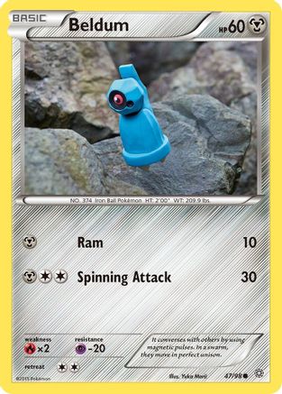 Beldum 47/98 - XY  Ancient Origins Reverse Holofoil - Poke-Collect