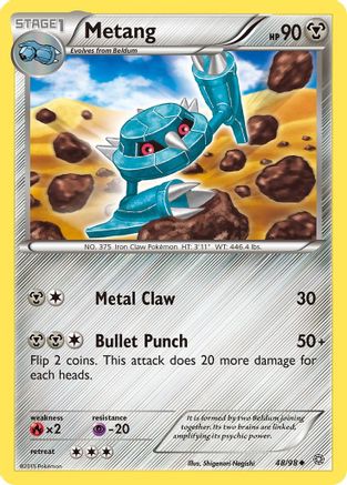 Metang 48/98 - XY  Ancient Origins - Poke-Collect