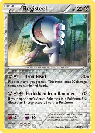 Registeel 51/98 - XY  Ancient Origins Reverse Holofoil - Poke-Collect