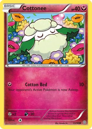 Cottonee 55/98 - XY  Ancient Origins - Poke-Collect