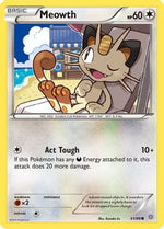 Meowth 61/98 - XY  Ancient Origins Reverse Holofoil - Poke-Collect