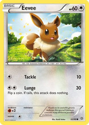 Eevee 63/98 - XY  Ancient Origins - Poke-Collect