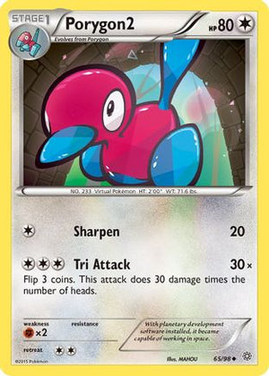 Porygon2 65/98 - XY  Ancient Origins Reverse Holofoil - Poke-Collect