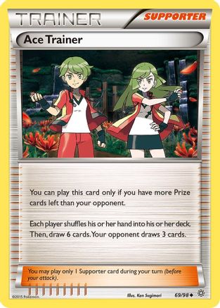 Ace Trainer 69/98 - XY  Ancient Origins Reverse Holofoil - Poke-Collect