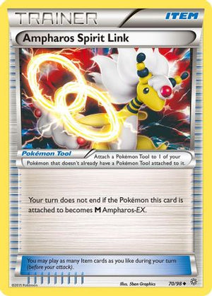 Ampharos Spirit Link 70/98 - XY  Ancient Origins Reverse Holofoil