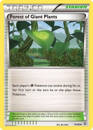 Forest of Giant Plants 74/98 - XY  Ancient Origins Reverse Holofoil - Poke-Collect