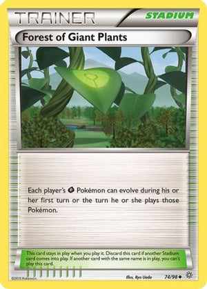 Forest of Giant Plants 74/98 - XY  Ancient Origins Reverse Holofoil - Poke-Collect