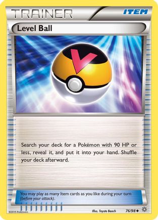 Level Ball 76/98 - XY  Ancient Origins Reverse Holofoil - Poke-Collect
