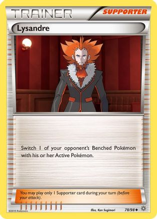 Lysandre 78/98 - Ancient Origins Reverse Holofoil - Poke-Collect