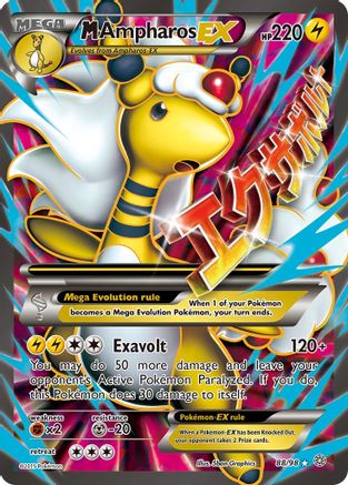 M Ampharos-EX 88/98 - Ancient Origins Holofoil - Poke-Collect
