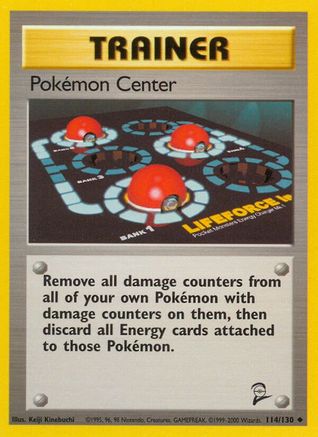 Pokémon Center 114/130 - Base Set 2 - Poke-Collect