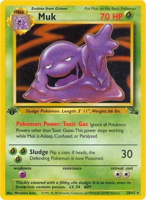 Muk 28/62 - Fossil Unlimited - Poke-Collect