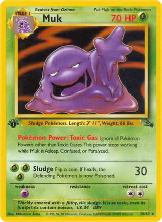 Muk 28/62 - Fossil Unlimited - Poke-Collect