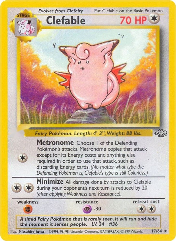 Clefable (17) 17/64 - Jungle Unlimited - Poke-Collect