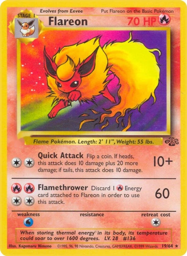Flareon (19) 19/64 - Jungle Unlimited - Poke-Collect