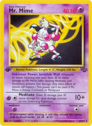 Mr. Mime (22) 22/64 - Jungle Unlimited - Poke-Collect