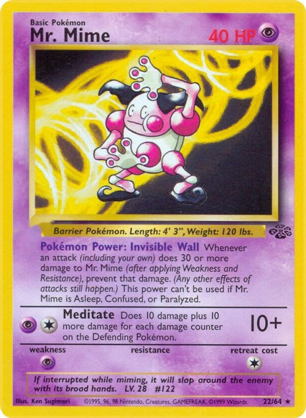Mr. Mime (22) 22/64 - Jungle Unlimited - Poke-Collect