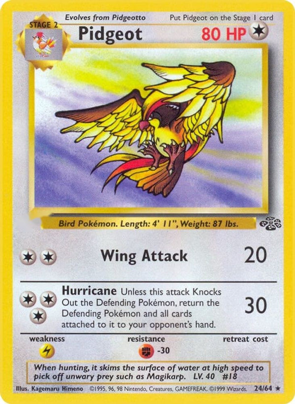 Pidgeot (24) 24/64 - Jungle Unlimited - Poke-Collect