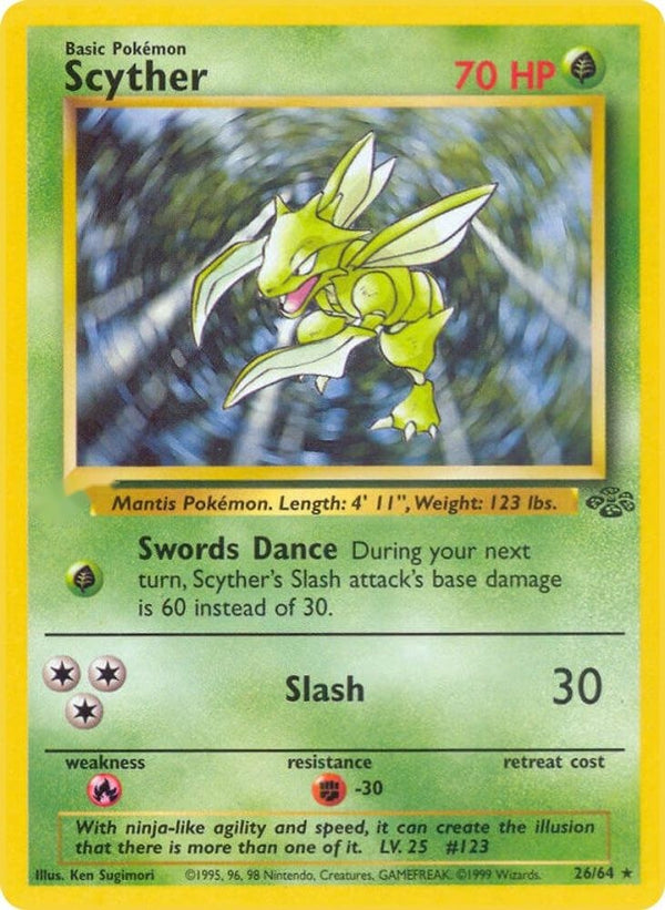 Scyther (26) 26/64 - Jungle Unlimited - Poke-Collect