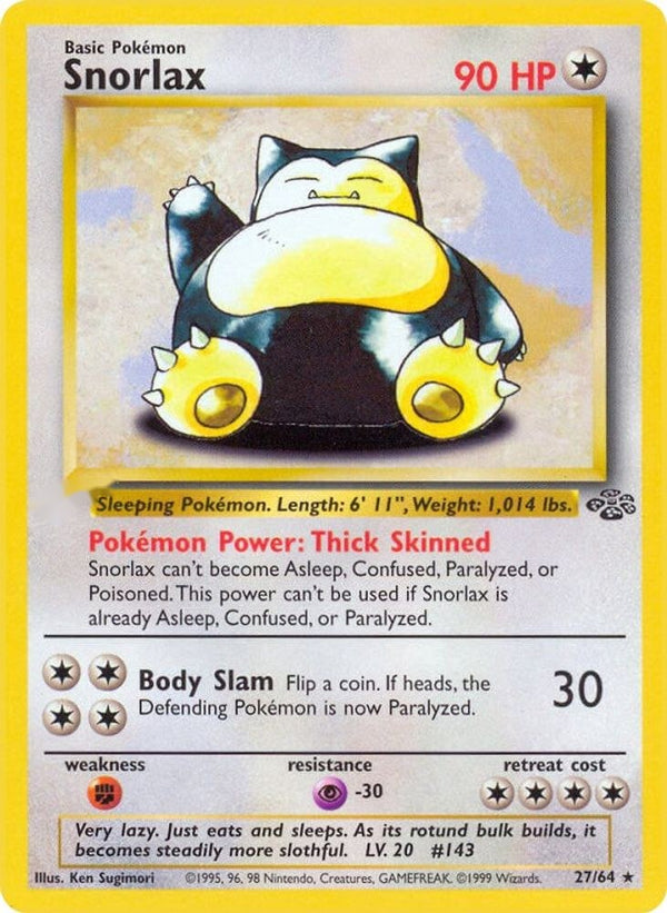 Snorlax 27/64 - Jungle Unlimited - Poke-Collect