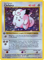 Clefairy 5 - Base Set Shadowless Unlimited Holofoil - Poke-Collect
