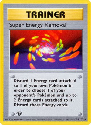 Super Energy Removal 79 - Base Set Shadowless 1st Edition - Poke-Collect