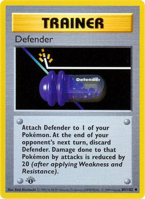 Defender 80 - Base Set Shadowless 1st Edition