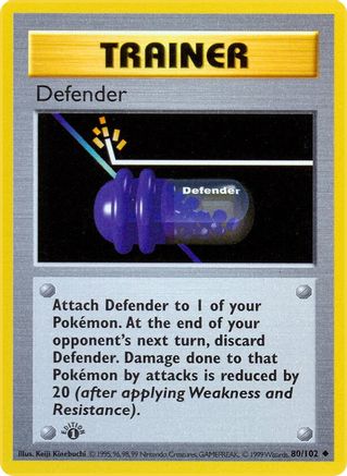 Defender 80 - Base Set Shadowless Unlimited - Poke-Collect
