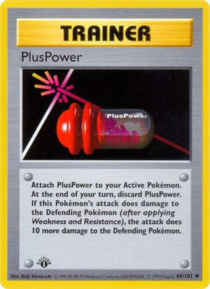 PlusPower 84 - Base Set Shadowless 1st Edition - Poke-Collect