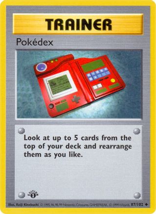 Pokedex 87 - Base Set Shadowless 1st Edition - Poke-Collect