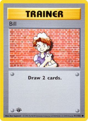Bill 91 - Base Set Shadowless 1st Edition - Poke-Collect