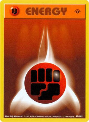 Fighting Energy 97 - Base Set Shadowless Unlimited - Poke-Collect