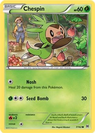 Chespin (7) 7/162 - XY  BREAKthrough - Poke-Collect