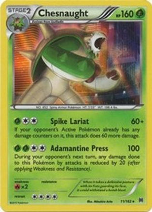 Chesnaught 11/162 - BREAKthrough Holofoil - Poke-Collect